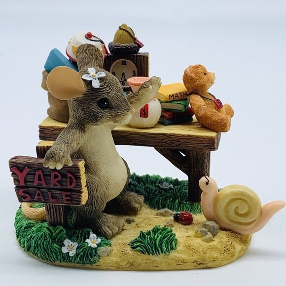 Fitz & Floyd Charming Tails “Friendship is Always A Great Bargain” Figurine 2”T - Picture 1 of 4